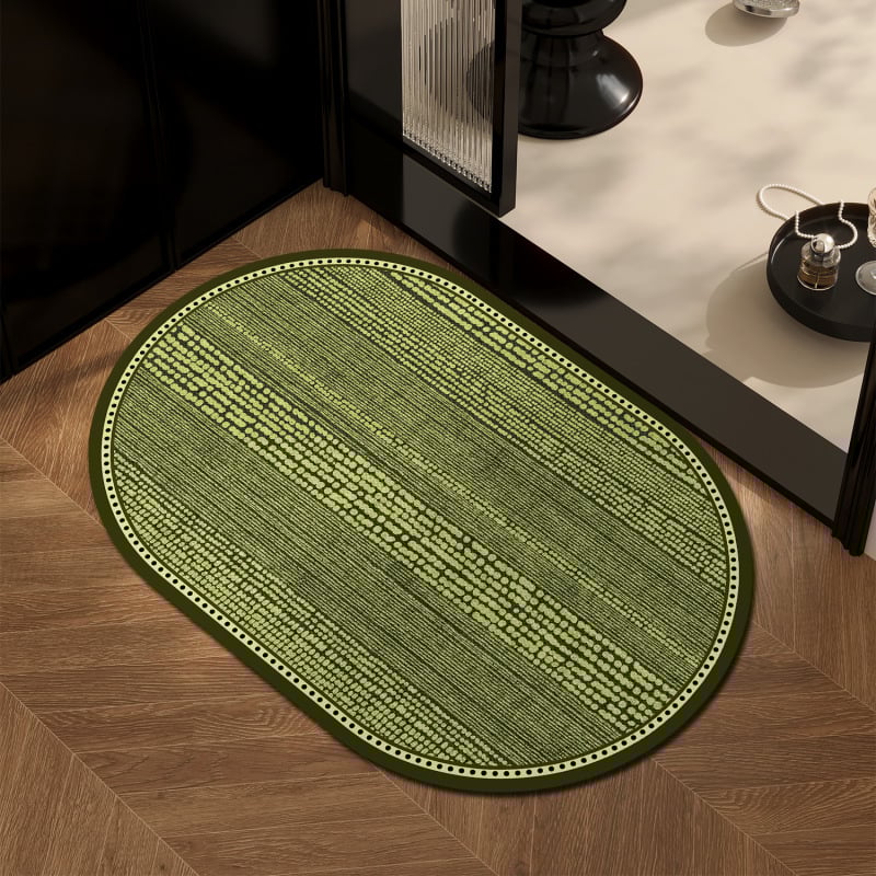 PVC килим за баня във френски стил – за вход към банята, абсорбиращ, бързосъхнещ, противохлъзващ се, миещ се