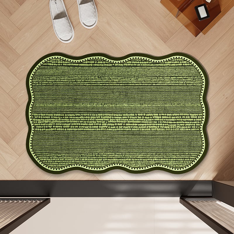 PVC килим за баня във френски стил – за вход към банята, абсорбиращ, бързосъхнещ, противохлъзващ се, миещ се