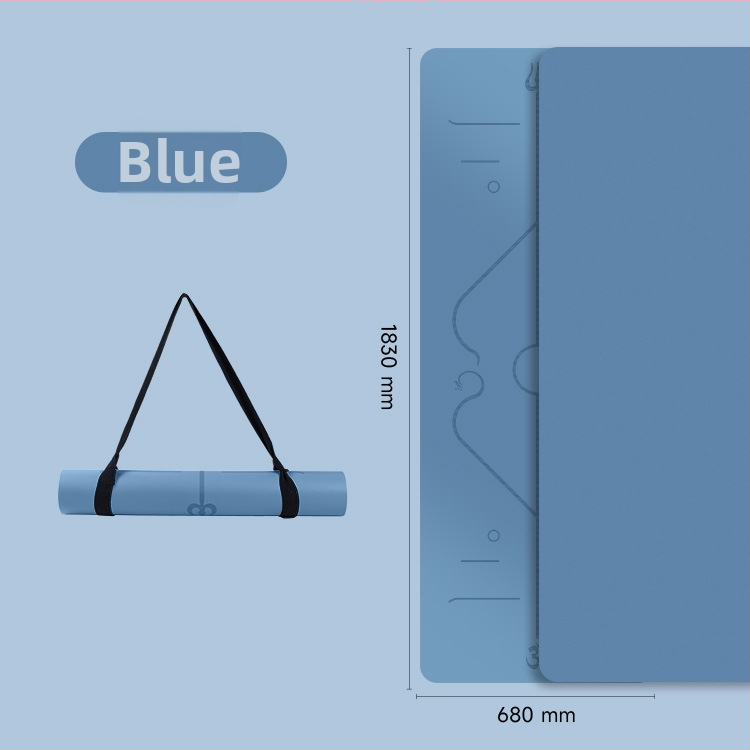Profesionalus jogos kilimėlis, PU + natūralus kaučukas; svoris 2900 g; storis 5 mm; modelis: karikatūra; kategorija: jogos kilimėlis