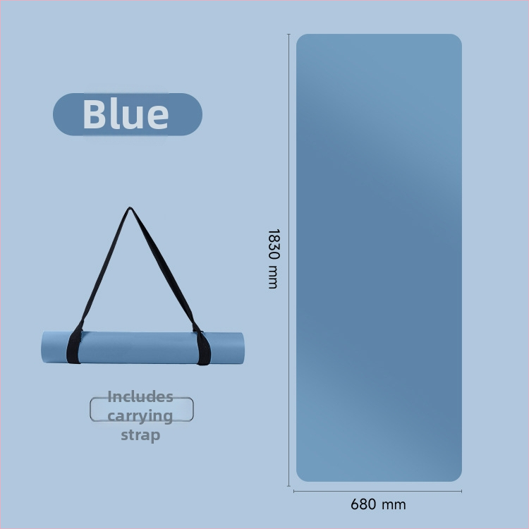 Profesionalus jogos kilimėlis, PU + natūralus kaučukas; svoris 2900 g; storis 5 mm; modelis: karikatūra; kategorija: jogos kilimėlis