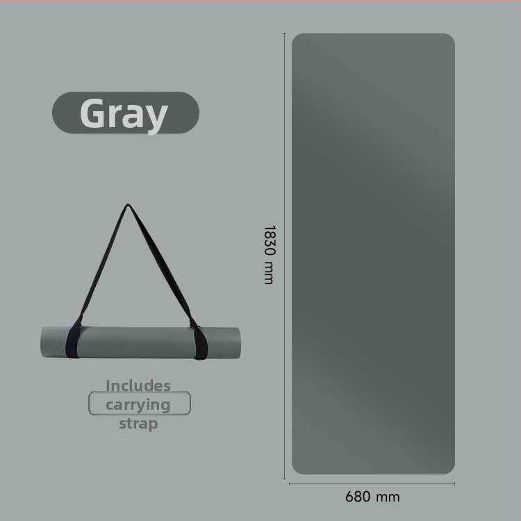 Profesionalus jogos kilimėlis, PU + natūralus kaučukas; svoris 2900 g; storis 5 mm; modelis: karikatūra; kategorija: jogos kilimėlis