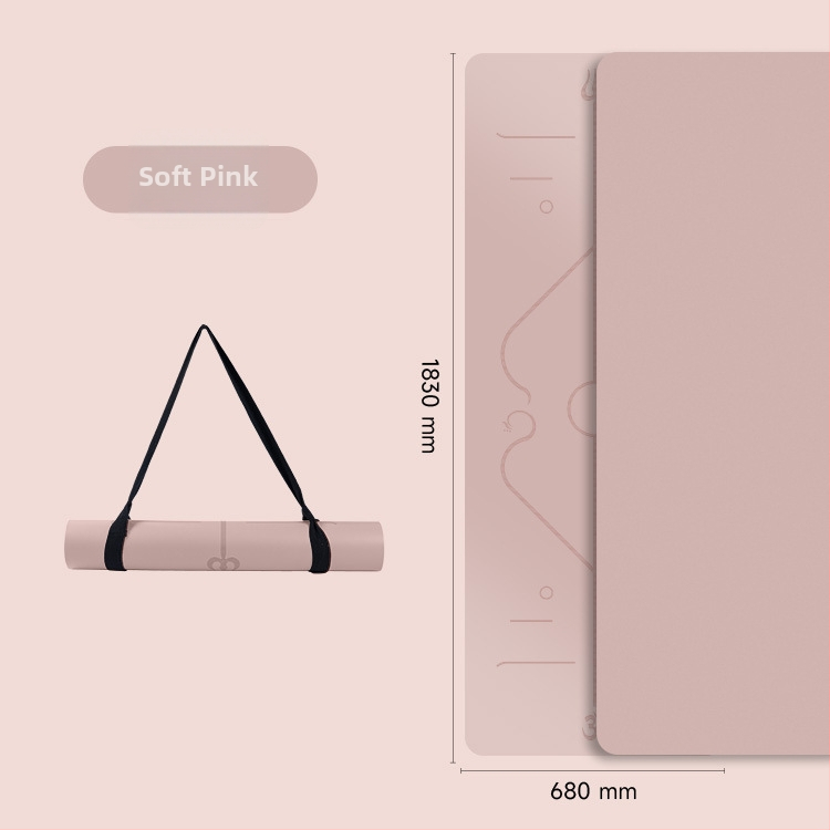 Profesionalus jogos kilimėlis, PU + natūralus kaučukas; svoris 2900 g; storis 5 mm; modelis: karikatūra; kategorija: jogos kilimėlis