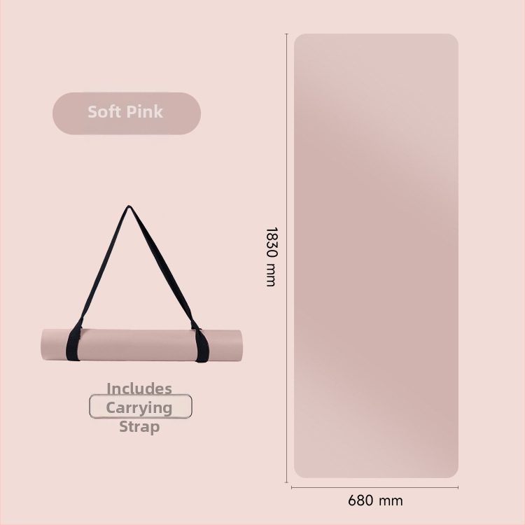 Profesionalus jogos kilimėlis, PU + natūralus kaučukas; svoris 2900 g; storis 5 mm; modelis: karikatūra; kategorija: jogos kilimėlis