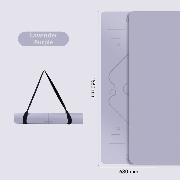 Profesionalus jogos kilimėlis, PU + natūralus kaučukas; svoris 2900 g; storis 5 mm; modelis: karikatūra; kategorija: jogos kilimėlis