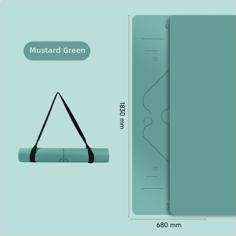 Profesionalus jogos kilimėlis, PU + natūralus kaučukas; svoris 2900 g; storis 5 mm; modelis: karikatūra; kategorija: jogos kilimėlis