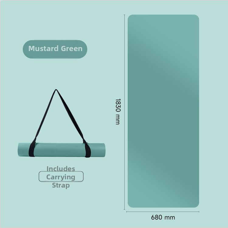 Profesionalus jogos kilimėlis, PU + natūralus kaučukas; svoris 2900 g; storis 5 mm; modelis: karikatūra; kategorija: jogos kilimėlis