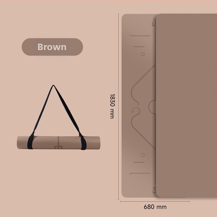 Profesionalus jogos kilimėlis, PU + natūralus kaučukas; svoris 2900 g; storis 5 mm; modelis: karikatūra; kategorija: jogos kilimėlis