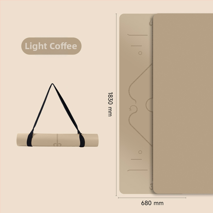 Profesionalus jogos kilimėlis, PU + natūralus kaučukas; svoris 2900 g; storis 5 mm; modelis: karikatūra; kategorija: jogos kilimėlis