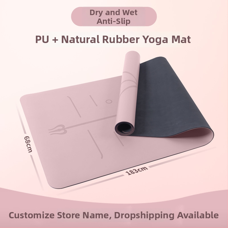 Επαγγελματικό χαλάκι γιόγκα PU + φυσικό καουτσούκ; βάρος 2900 g; πάχος 5 mm; σχέδιο: καρτούν; κατηγορία: χαλάκι γιόγκα