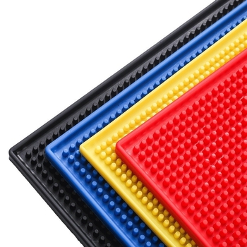 Yao Yang Bar Mat – kvadratinė PVC/silikono gumos kilimėlis, neslidus, šilumos izoliacija arbatos rinkiniui, biologiškai skaidrus