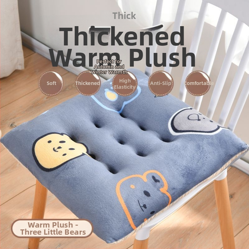 Tooli istmepadi, plüüsmaterjalist, täidis EPE, koomiksi motiiv, moodsas minimalistlik stiil, sobib elutoa, magamistuba, studij ja kontor jaoks