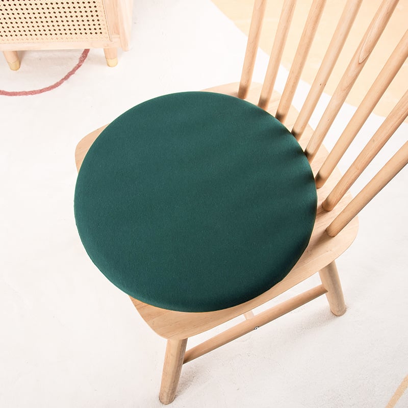 Jaapani stiilis ümmargune tooli padi mäluvahtiga, puuvillane kate, sobib kontorisse ja klassi jaoks