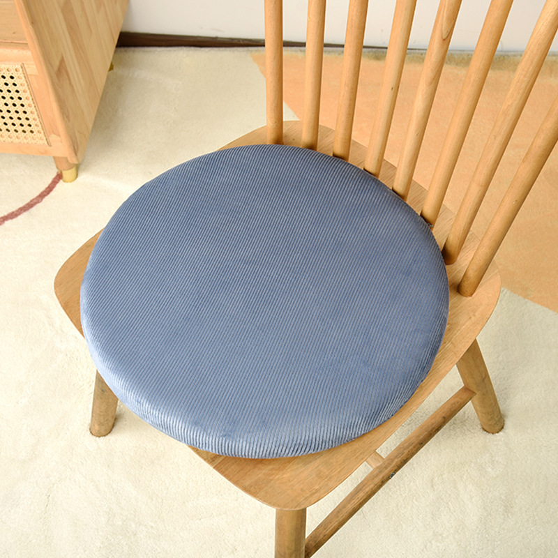 Jaapani stiilis ümmargune tooli padi mäluvahtiga, puuvillane kate, sobib kontorisse ja klassi jaoks