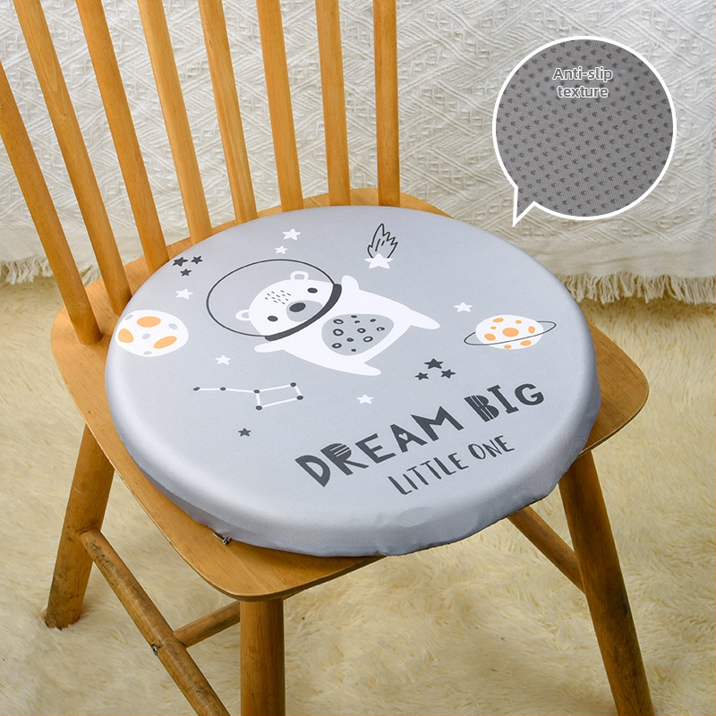 Jaapani stiilis ümmargune tooli padi mäluvahtiga, puuvillane kate, sobib kontorisse ja klassi jaoks