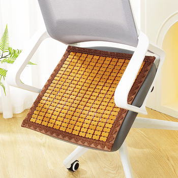 Bambusest tooli padjake, ühetooniline, elastse köie täidis, modernne minimalistlik stiil