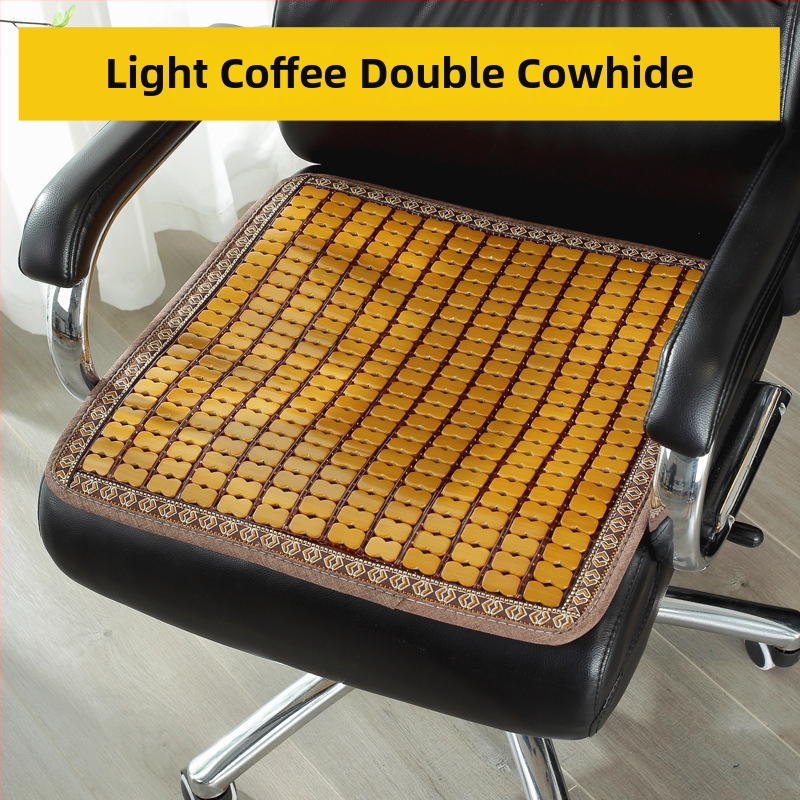 Bambusest tooli padjake, ühetooniline, elastse köie täidis, modernne minimalistlik stiil