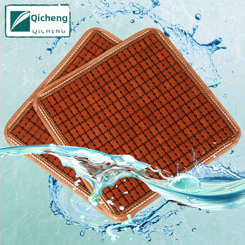 Bambusest tooli padjake, ühetooniline, elastse köie täidis, modernne minimalistlik stiil