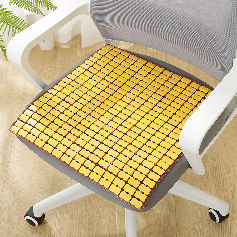 Bambusest tooli padjake, ühetooniline, elastse köie täidis, modernne minimalistlik stiil