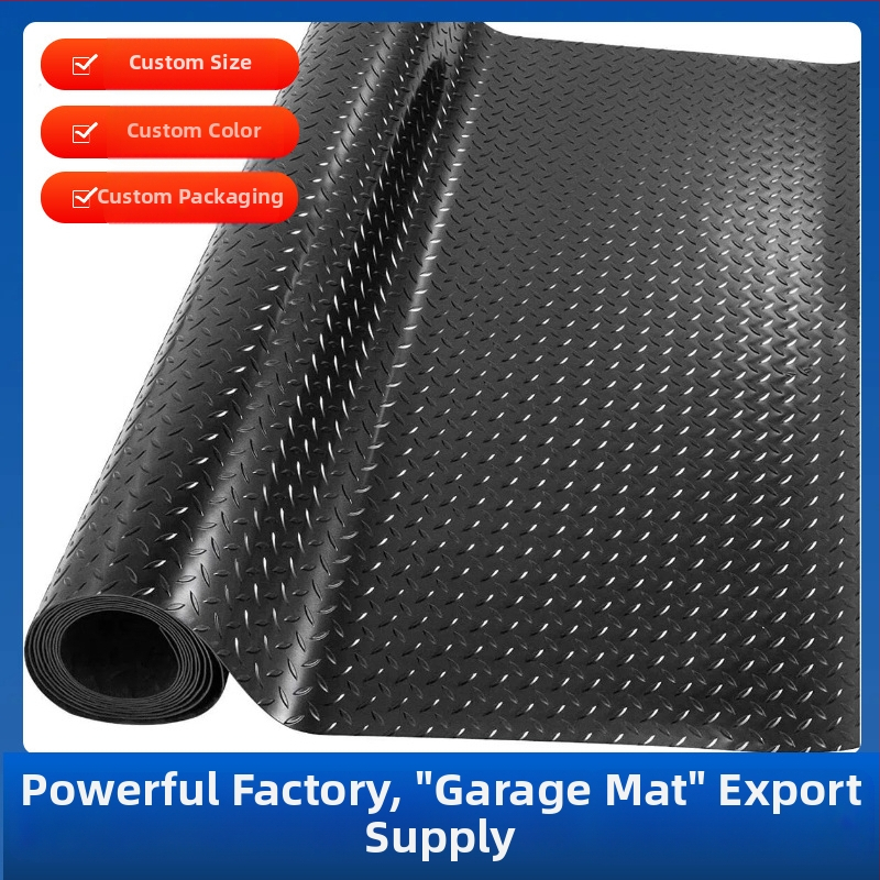 PVC protiskluzová podlahová rohož do kuchyne a garáže, vodotesná, prateľná v práčke