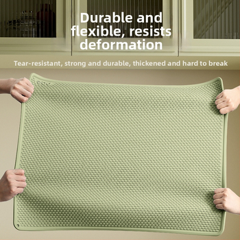 Silikoninis virtuvės kilimėlis – neslystantis, atsparus aukštai temperatūrai, kvadrato formos, aukštos kokybės