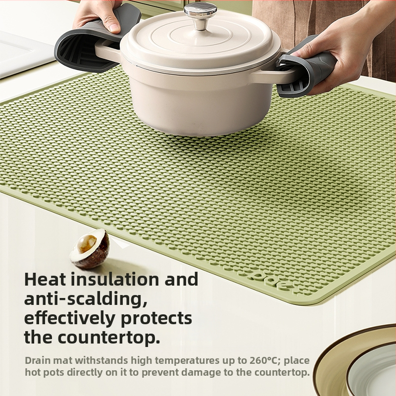 Silikoninis virtuvės kilimėlis – neslystantis, atsparus aukštai temperatūrai, kvadrato formos, aukštos kokybės
