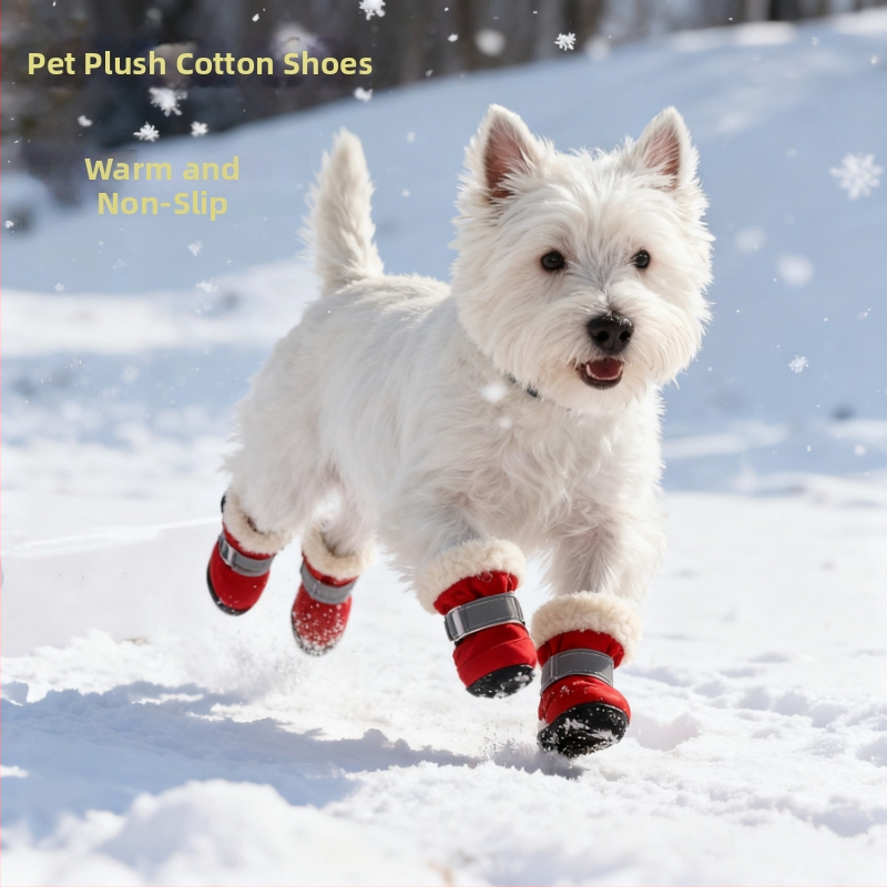 SORADD Naminių šunų bateliai iš poliesterio – neslystantys, palaiko šilumą, atsparūs dėvėjimui