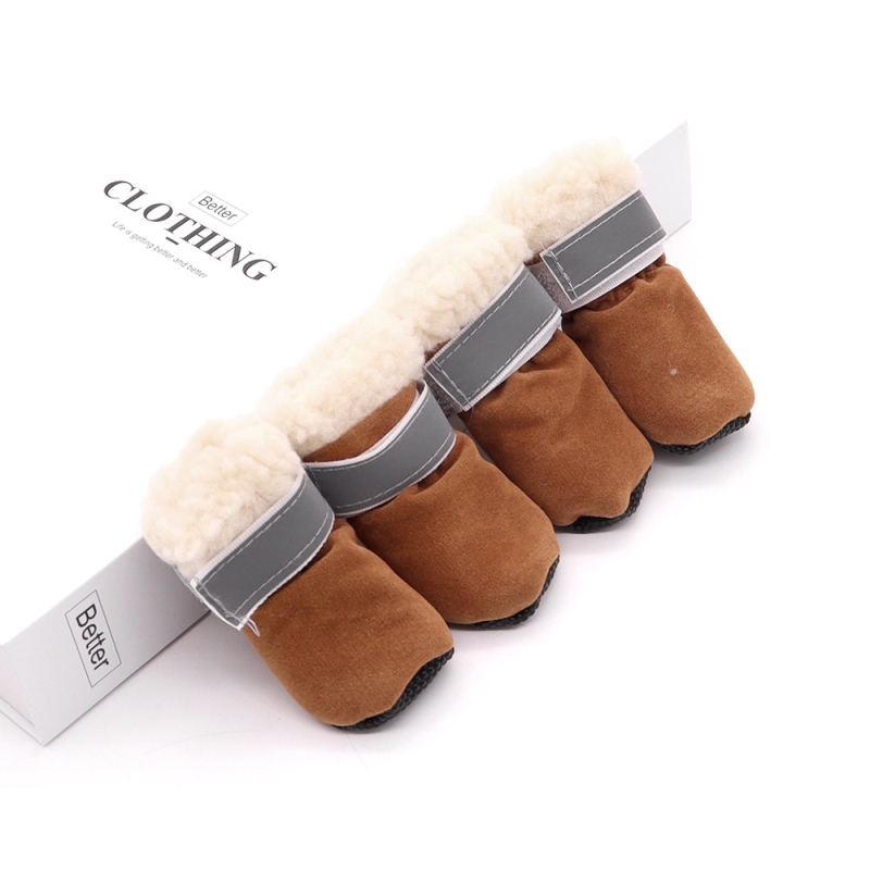 SORADD Naminių šunų bateliai iš poliesterio – neslystantys, palaiko šilumą, atsparūs dėvėjimui