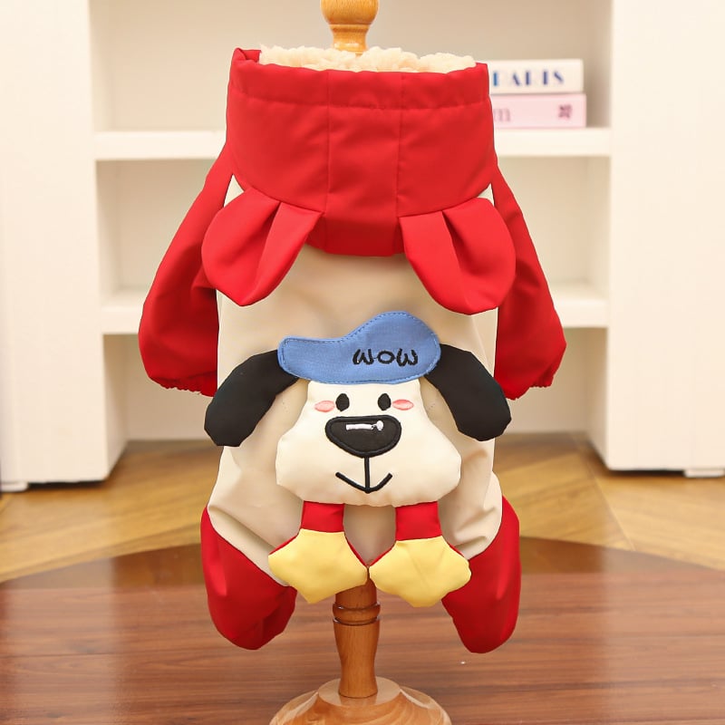 Négy lábú háziállat ruha – karikatúra stílus, textil anyag, Weiwang márka, univerzális