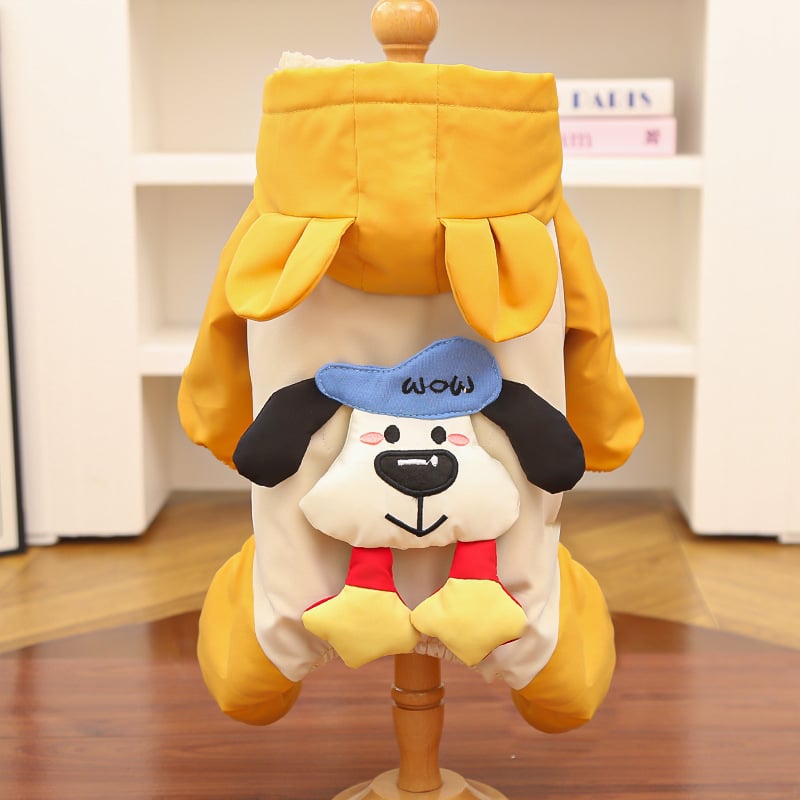 Négy lábú háziállat ruha – karikatúra stílus, textil anyag, Weiwang márka, univerzális