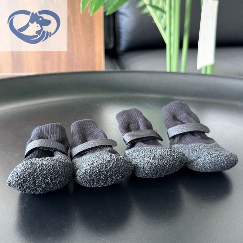 Αδιάβροχα παπούτσια σκύλων με μονοχρωματικό σχέδιο, υλικό καουτσούκ, μάρκα Aite chong, στυλ πριγκίπισσα