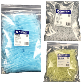 KIRGEN Без ензими пипетни върхове, пакетирани, лабораторни консумативи