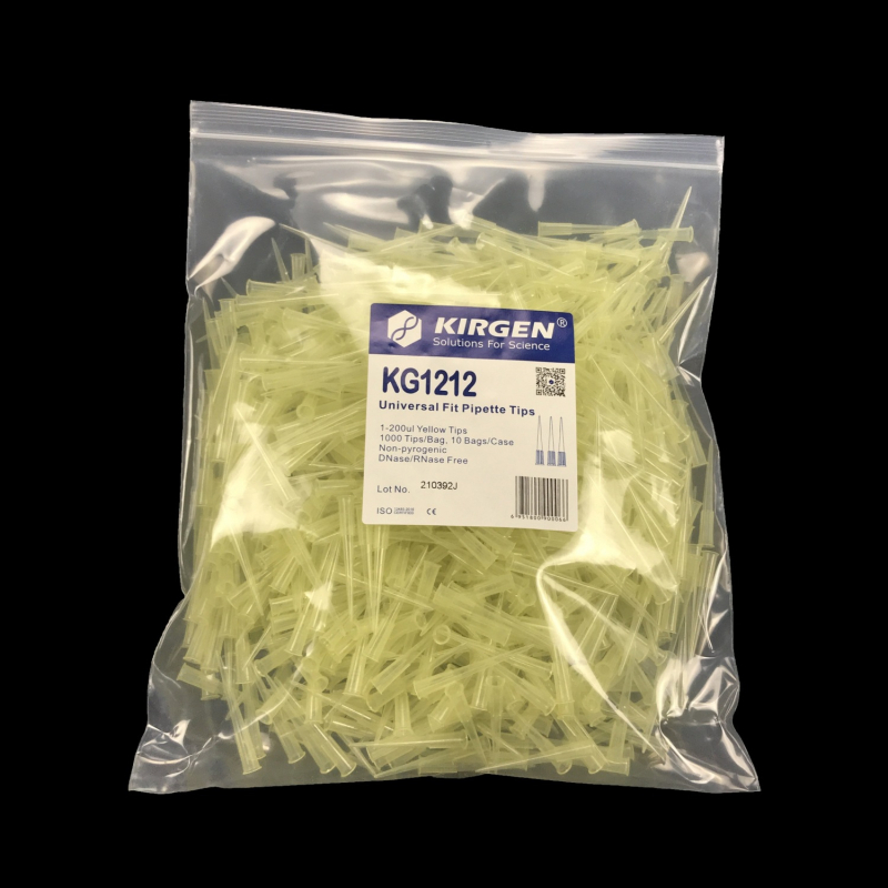 KIRGEN Без ензими пипетни върхове, пакетирани, лабораторни консумативи