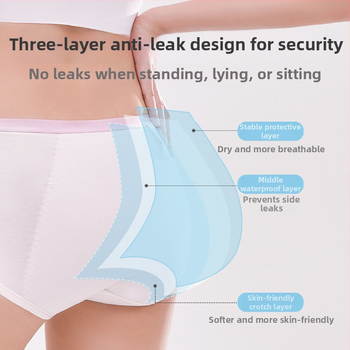 Mėnesinių apatiniai paauglėms – karikatūrų raštas, pagrindinis audinys: medvilnė 46%, kirkšnies įdaila 5% spandekso, vidutinio aukščio liemuo, skirtas 13–18 metų mergaitėms