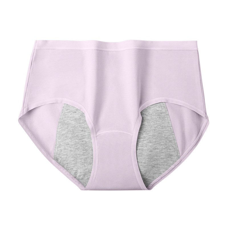 Moteriški 100% medvilniniai apatinių kelnaitės su išplėstu tarpeliu, 60 vnt., antibakterinės 7A, apsauga nuo nutekėjimo menstruacijų metu