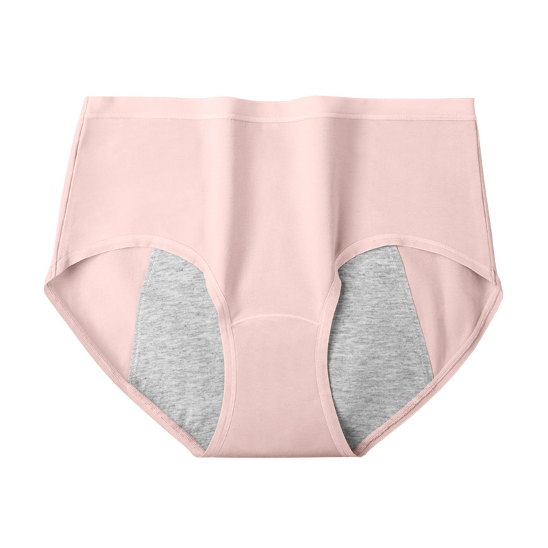 Moteriški 100% medvilniniai apatinių kelnaitės su išplėstu tarpeliu, 60 vnt., antibakterinės 7A, apsauga nuo nutekėjimo menstruacijų metu