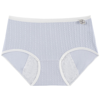 Bonas moterų menstruacinės kelnaitės, antibakterinės, vidutinio liemens, apsauga nuo pratekėjimo; pagrindinis audinys: regeneruotos celiuliozės pluoštas 93,9%, tarpinės įdaila 100% medvilna