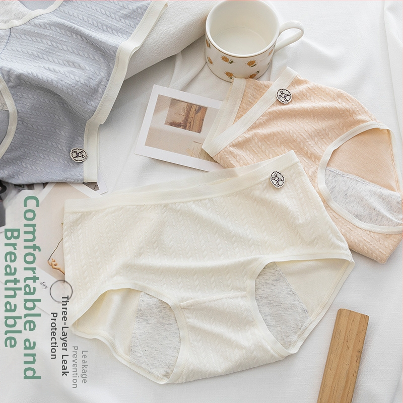 Bonas moterų menstruacinės kelnaitės, antibakterinės, vidutinio liemens, apsauga nuo pratekėjimo; pagrindinis audinys: regeneruotos celiuliozės pluoštas 93,9%, tarpinės įdaila 100% medvilna