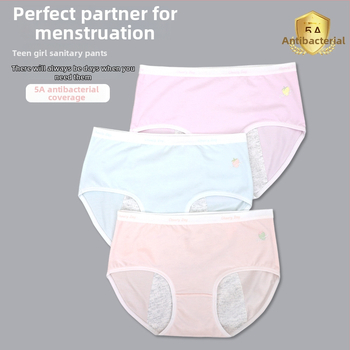 Moteriškos menstruacijų kelnaitės su nuotėkio apsauga ir antibakterine apsauga – vidutinio juosmens, pagrindinis audinys Modal 46%, tarpklos 100% medvilnė