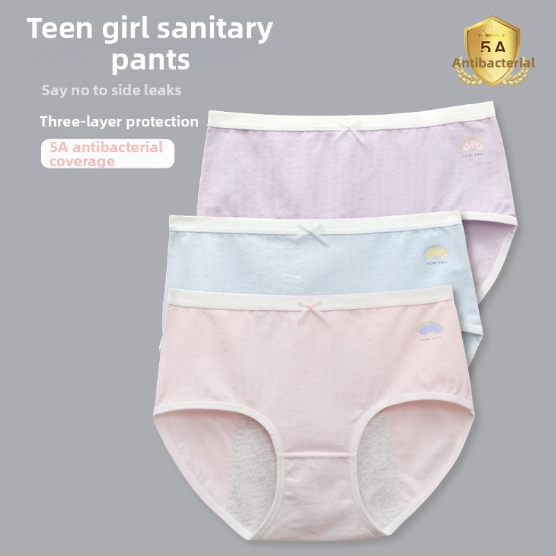 Moteriškos menstruacijų kelnaitės su nuotėkio apsauga ir antibakterine apsauga – vidutinio juosmens, pagrindinis audinys Modal 46%, tarpklos 100% medvilnė