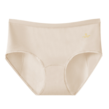 Žensko fiziološko donje rublje s 95% pamuka i 5% spandeksa; tkanina: combed cotton; antibakterijsko i prozračno; podstava prepona od pamuka; srednji struk