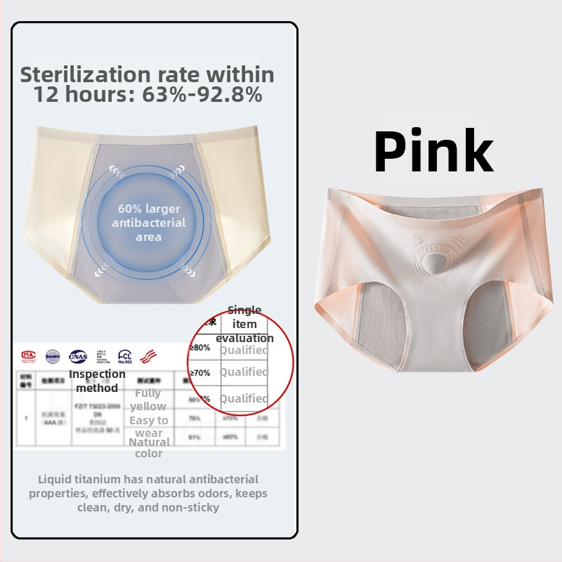 Nailono be siūlių menstruacijų kelnaitės, vidutinio liemens, nepralaidžios, kvėpuojančios, antibakterinės