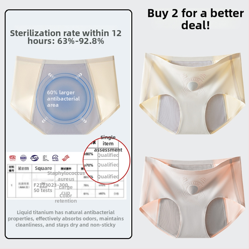 Nailono be siūlių menstruacijų kelnaitės, vidutinio liemens, nepralaidžios, kvėpuojančios, antibakterinės