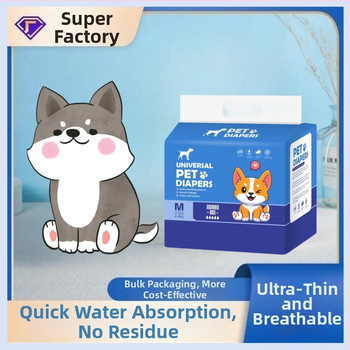 Linpeng šunų menstruacinės kelnaitės – šunims skirtos įklotai iš gryno nepluošto audinio, universalus dydis, 60 vienetų.