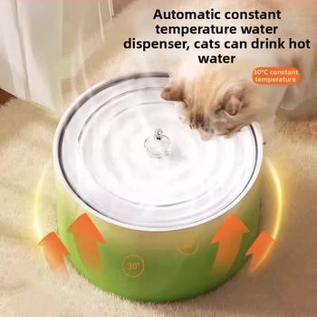 Keraminis katės vandens dozatorius su automatiniu šėrimu ir temperatūros kontrole (Medžiaga: keramika; Skirta: katėms; Automatinis šėrimas: Taip; Kategorija: Gyvūnų maistas)