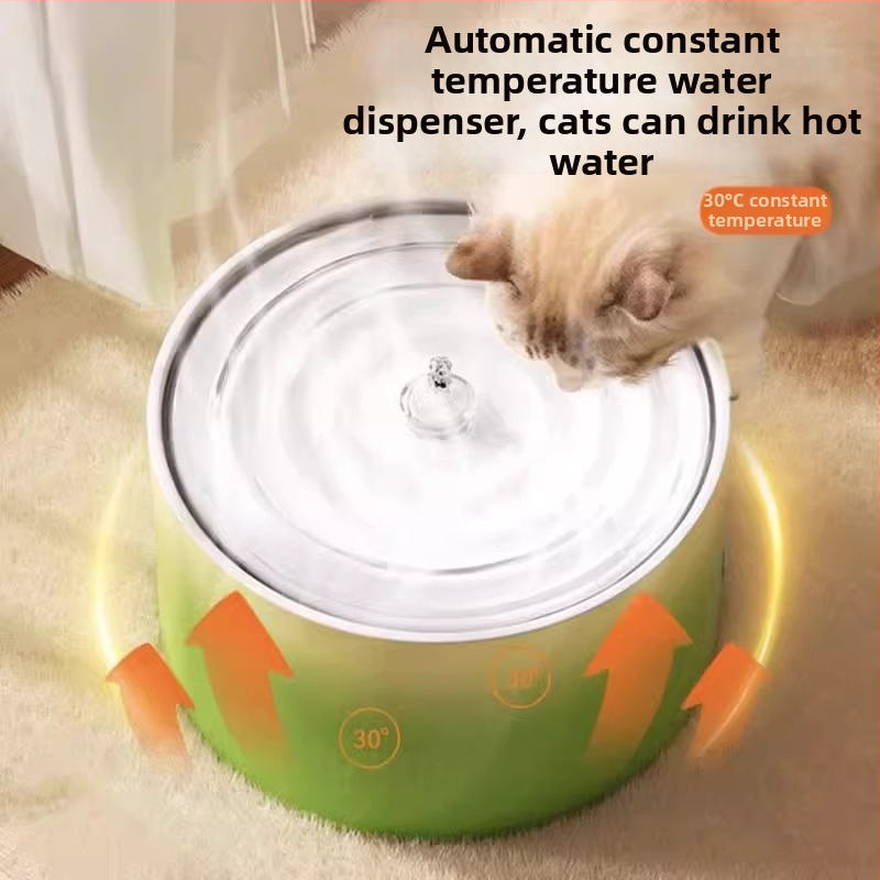 Keraminis katės vandens dozatorius su automatiniu šėrimu ir temperatūros kontrole (Medžiaga: keramika; Skirta: katėms; Automatinis šėrimas: Taip; Kategorija: Gyvūnų maistas)