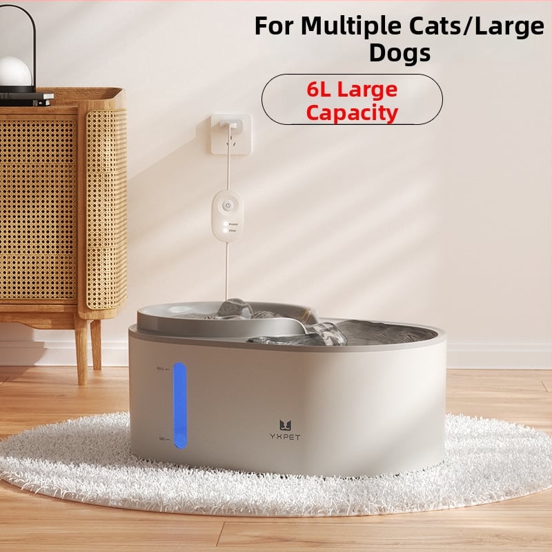 Gyvūnų vandens dozatorius su automatinė cirkuliacija, atjungiamas dizainas, tinkamas šunims ir katėms, modelis C008/A, svoris 1,6 kg, 1 metų garantija