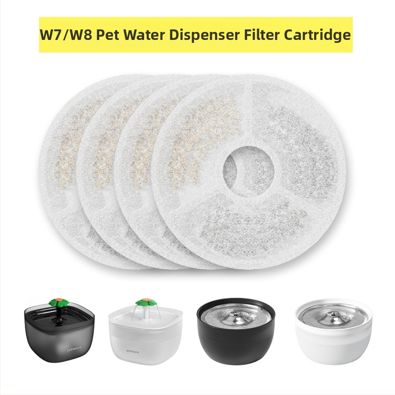 Petwant W7W8 filtrų elementas automatiniam gyvūnų vandens dozatoriui, nuimamas, CE, GB4706.1-2005