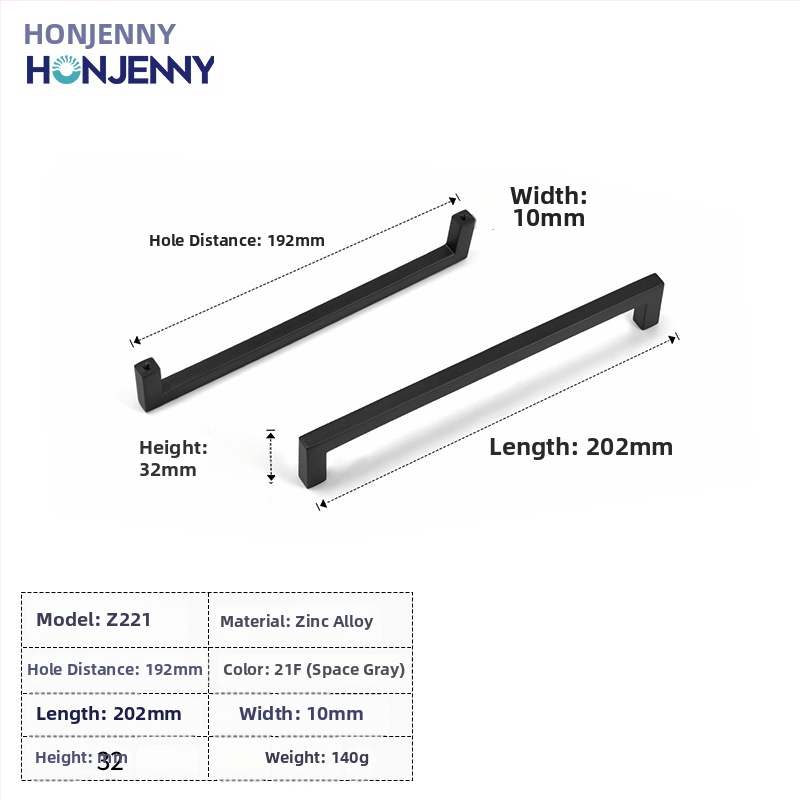 Spintelės durų rankena, šiuolaikinis minimalistinis stilius, lankas formos, cinko lydinys, paviršinis montavimas, drabužių spintai