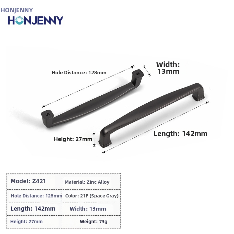 Spintelės durų rankena, šiuolaikinis minimalistinis stilius, lankas formos, cinko lydinys, paviršinis montavimas, drabužių spintai