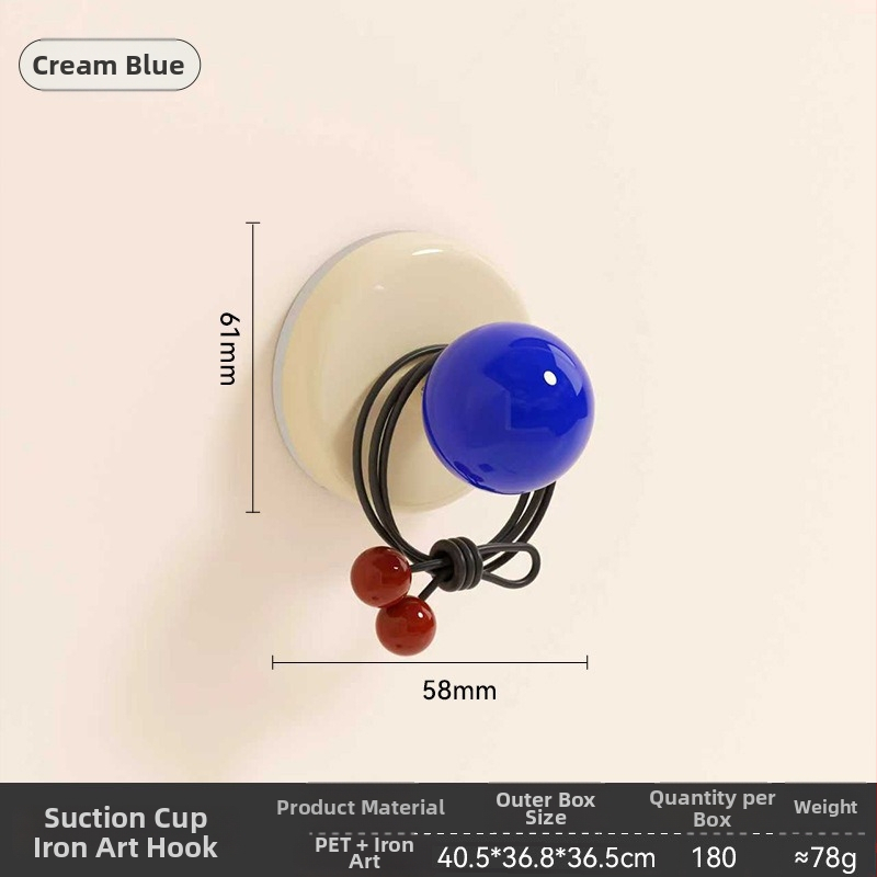 Durų rankena su siurbimo puodeliu – PET+ABS, YM.7242, sfçiarinis dizainas, be gręžimo montavimas, tinka stumdomoms durims, spintelėms ir stalčiams